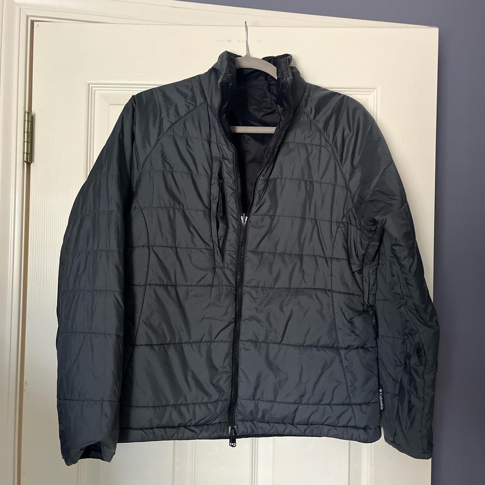Columbia puffer titanium woman's gorp jacket winter outdoors hiking